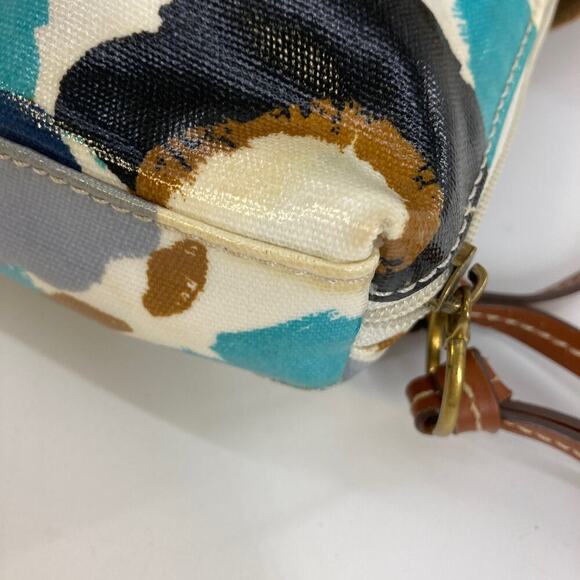 FOSSIL SMALL COATTED CANVAS BLUEPRINT CROSSBODY BAG (ASIS) - Picture 8 of 16